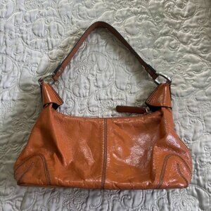 Vintage Y2K Handbag Burnt Orange Pumpkin Small Purse